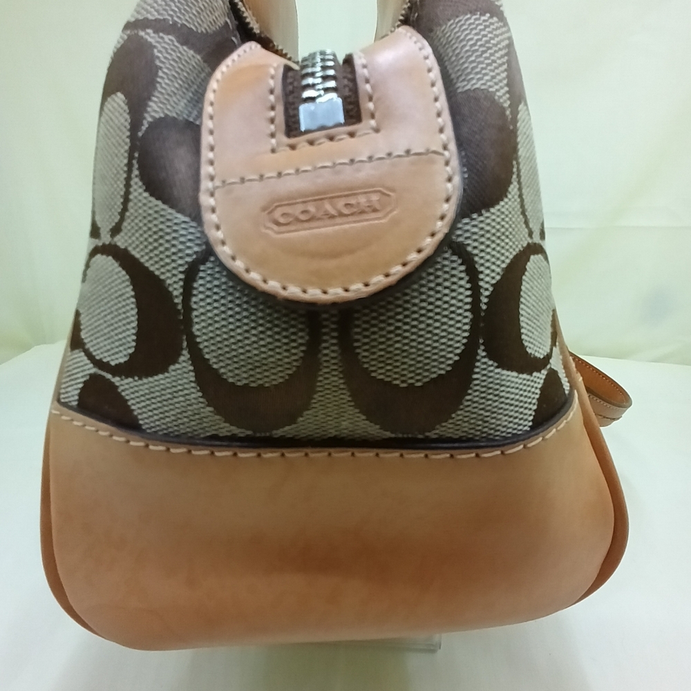 Coach Y2K Signature Hampton Tassel Satchel Handbag 6828 Coach - Picture 2 of 15